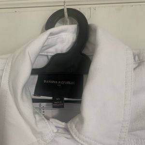 Banana Republic White denim jacket